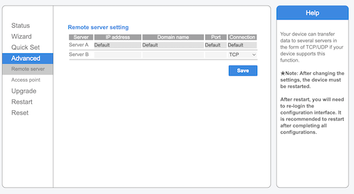 Data Logger Web Interface